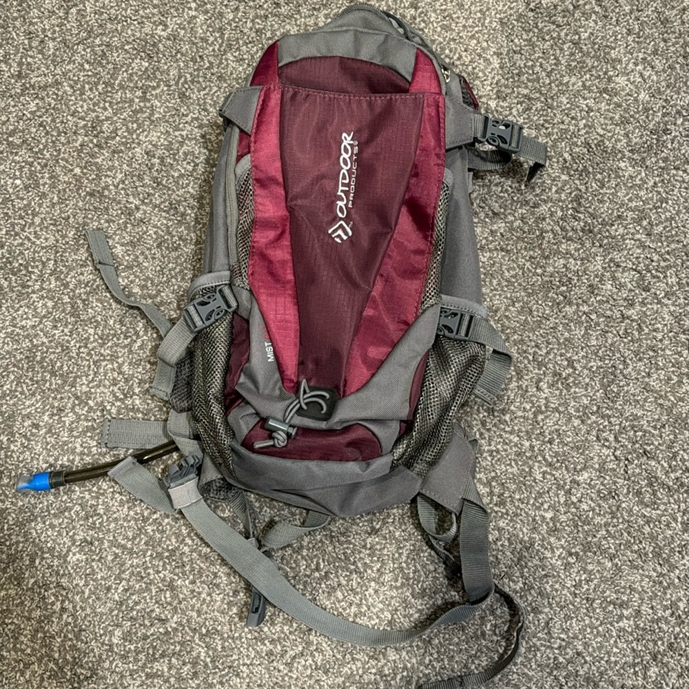 Outdoor products. 2 liter Hydration backpack. 64 oz